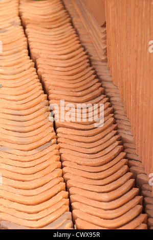 Lehm und Ziegel Fabrik Antigua, Guatemala, UNESCO-Weltkulturerbe. Stockfoto