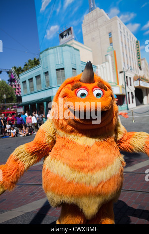 Disneys California Adventure Pixar spielen Parade, Monster aus dem Film Monsters, Inc. Stockfoto