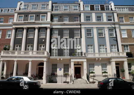 Das ehemalige Haus von William Ewart, Politiker und Reformer, Westminster, SW1, 6 Eaton Place, London, UK. Stockfoto