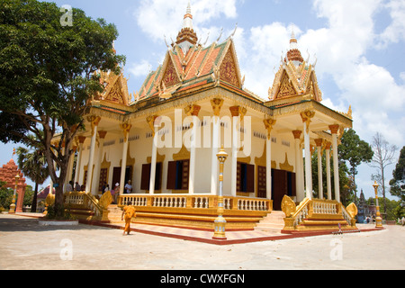 Buddhistische Tempel in Sihanoukville, Kambodscha Stockfoto