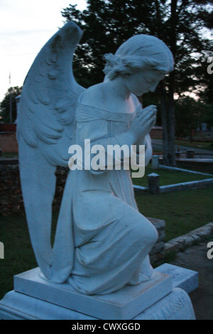 Engel-Statue Engel Savannah Georgia Ga Marmor alt antik Stockfoto