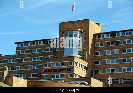 Das Gebäude der Blind Veterans UK in Ovingdean bei Brighton Sussex England, früher als St Dunstans bekannt Stockfoto