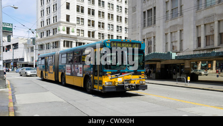 Bus in Seattle, USA Stockfoto