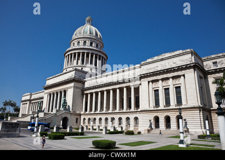 Die atemberaubende El Capitolio in Havanna Gebäude ist ein wunderbares Wahrzeichen. Stockfoto