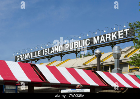 Granville Island Markt, Vancouver, Kanada Stockfoto