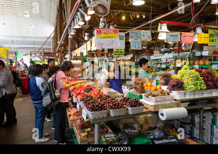 Auf Granville Island Markt, Vancouver, Kanada Stockfoto