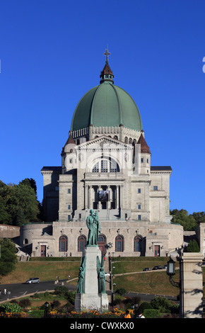 Kanada, Quebec, Montreal, Oratorium, Saint, Joseph, Kirche, Religion, Oratoire, römisch-katholisch, Frere Andre, Statue Stockfoto