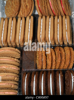 Paket von Arnott sortierte Cremes Stockfoto