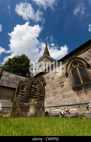 Die Pfarrei Kirche des St. Ricarius in Aberford. Stockfoto