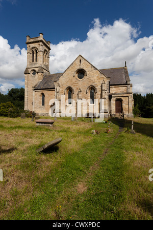 Der Parish Church of Saint Luke, in das Dorf Clifford, in der Nähe von Boston Spa. St Lukes wurde im Jahre 1842 eingeweiht. Stockfoto