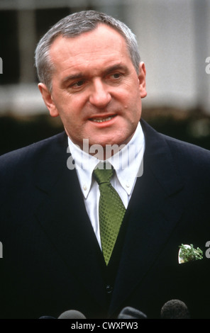 Der irische Premierminister Bertie Ahern 9. Oktober 1998 in Washington, DC. Stockfoto