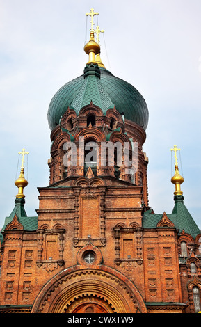 Russisch orthodoxe Kirche Sankt Sofia Harbin China Stockfoto