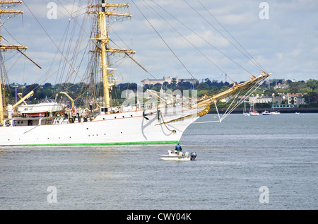 "Sagres" in der tall Ships races Dublin Irland 2012. Schulschiff der portugiesischen Marine seit 1961 Stockfoto