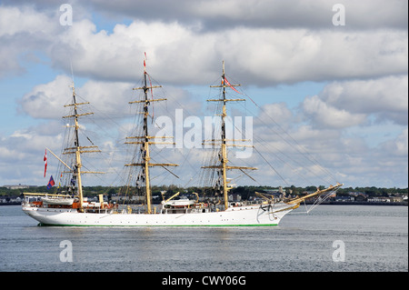 "Sagres" in der tall Ships races Dublin Irland 2012. Schulschiff der portugiesischen Marine seit 1961 Stockfoto