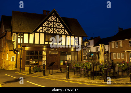 Henley-in-Arden in der Nacht, Warwickshire, UK Stockfoto