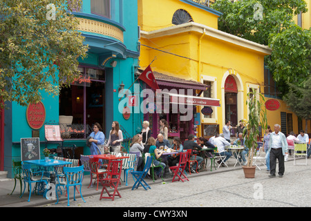 Ägypten, Istanbul, Vertriebsfilialen in Sultanahmet in der Yerebatan Caddesi Stockfoto