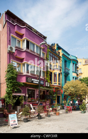 Ägypten, Istanbul, Vertriebsfilialen in Sultanahmet in der Yerebatan Caddesi Stockfoto