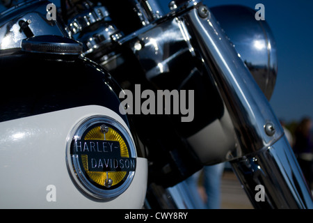 Vintage Harley Davidson Stockfoto