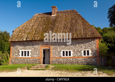 Haus von Walderton, Weald & Downland Museum unter freiem Himmel, Singleton, West Sussex, UK Stockfoto