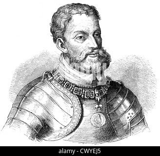 Charles V, 1500-1558, König Charles I oder Carlos i. von Spanien, Kaiser des Heiligen Römischen Reiches, Haus Habsburg, Stockfoto