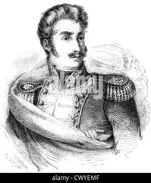 Simón José Antonio De La Santísima Trinidad Bolívar Palacios y Blanco, El Libertador, 1783 1830, südamerikanischer Freiheitskämpfer Stockfoto