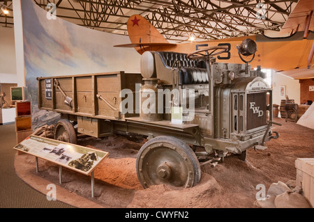 FWD-LKW, General Pershing "strafenden Ausstellung" Anzeige im Pancho Villa State Park in Columbus, New Mexico, USA Stockfoto