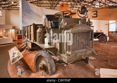 FWD-LKW, General Pershing "strafenden Ausstellung" Anzeige im Pancho Villa State Park in Columbus, New Mexico, USA Stockfoto