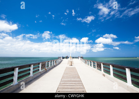 Hai Rock Pier von Port Elizabeth, Südafrika Stockfoto