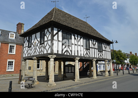 17. jahrhundert Royal Wootton Bassett Rathaus Museum, High Street, Royal Wootton Bassett, Wiltshire, England, Vereinigtes Königreich Stockfoto
