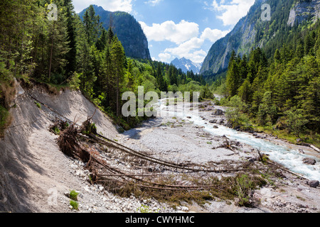 Wimbach Tal im Berchtesgadener Alpen, Deutschland Stockfoto