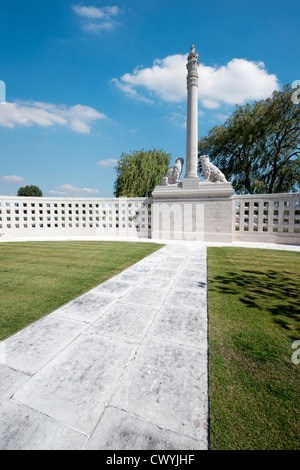 Die indischen WW1-Gedenkstätte bei Neuve-Chapelle, Flandern Stockfoto