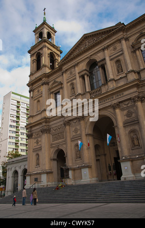 Kościół Wszystkich Świętych der Allerheiligen Kirche am Plac Grzybowski quadratischen zentralen Warschau Polen Stockfoto