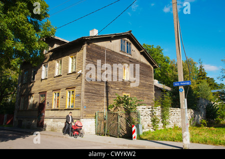 Vana-Kalamaja Straße Kalamaja Bezirk Tallinn Estland Europa Stockfoto