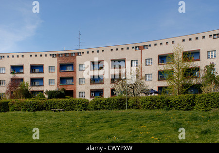 Hufeisensiedlung Berlin-Britz, Neukölln, Berlin, Deutschland, Europa Stockfoto