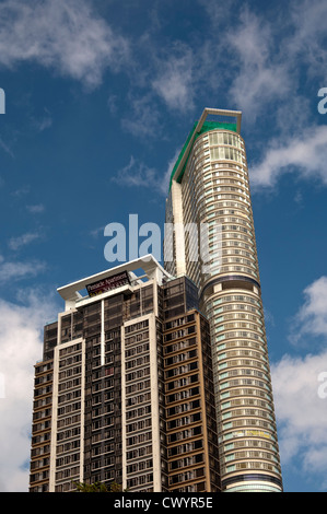 Wolkenkratzer Meisterwerk und Pinnacle, Kowloon, Hong Kong Stockfoto
