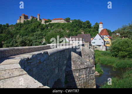 Schloss Harburg, Bayern, Deutschland Stockfoto