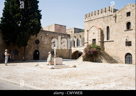 Burg, Rhodos Stadt, Rhodos, Dodekanes, Griechenland, Europa Stockfoto