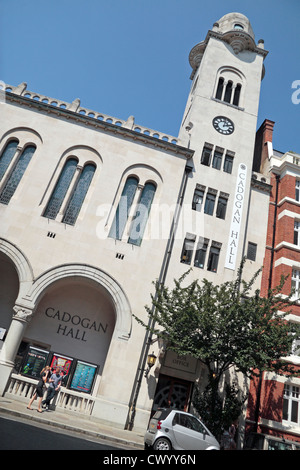 Der Turm der Cadogan Hall, Heimat des Royal Philharmonic Orchestra, Chelsea, London, UK. Stockfoto