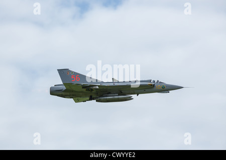 J35 draken Double delta Jet Fighter Stockfoto