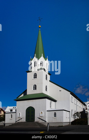 Kirche Frikirkjan Í Reykjavík, Island Stockfoto