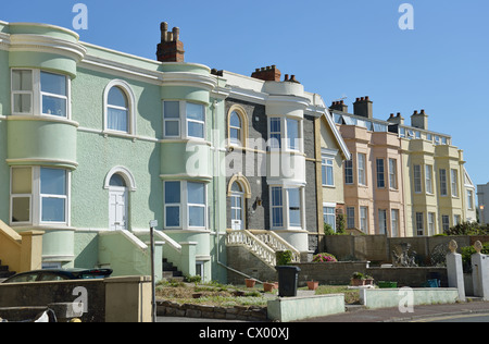 Periode befindet sich an der Esplanade, Burnham-on-Sea, Somerset, England, Vereinigtes Königreich Stockfoto