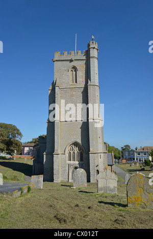 Die Pfarrei Kirche von Str. Andrews, die Esplanade, Burnham-on-Sea, Somerset, England, Vereinigtes Königreich Stockfoto