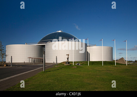 Das Perlan (die Perle), Reykjavik, Island Stockfoto