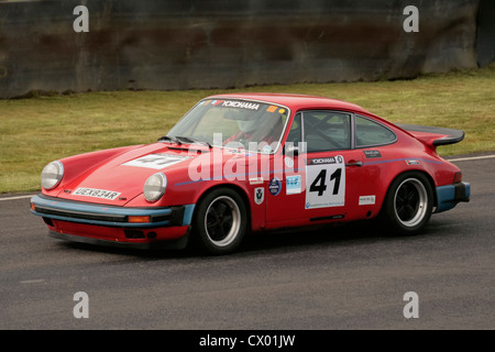 Allan, Porsche Carrera 911 racing bei Knockhill Circuit Schottland 2012 zu gewähren.  Schottische Classic Sport und Salon-Meisterschaft. Stockfoto