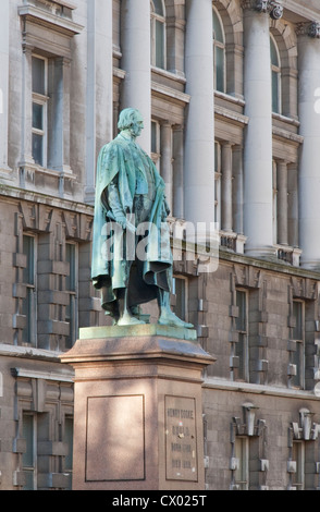 Statue am Chichester Street in Belfast Nordirland Stockfoto