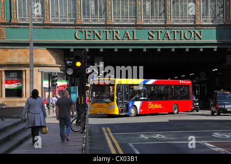 Blick auf die "Heilanman Schirm" im Zentrum von Glasgow, Schottland Stockfoto