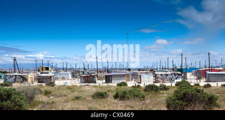 informelle Siedlung in Kapstadt, Südafrika Stockfoto