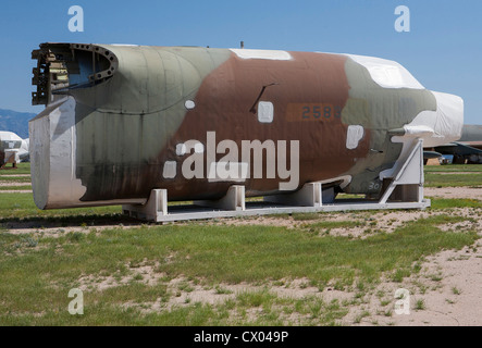 B-52 Stratofortress Flugzeuge in der Lagerung bei der 309. Aerospace Maintenance and Regeneration Group an Davis-Monthan AFB. Stockfoto