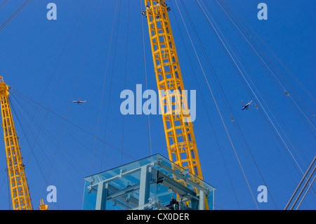 Großbritannien, England, London, Greenwich, O2 Arena-Dach Stockfoto