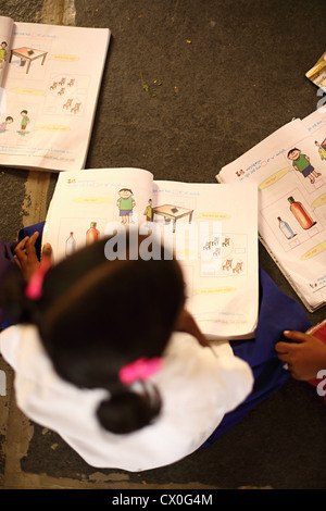 Indischen Schulkind Andhra Pradesh in Indien Stockfoto